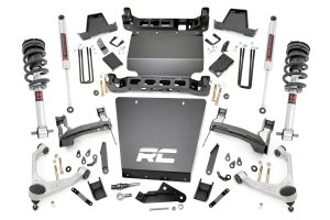 Chevrolet Silverado 1500 Suspension Lift Kit - Rough Country - 7 Inch Stamped Steel LCA, Forged UCA, M1 Struts - '16-'18